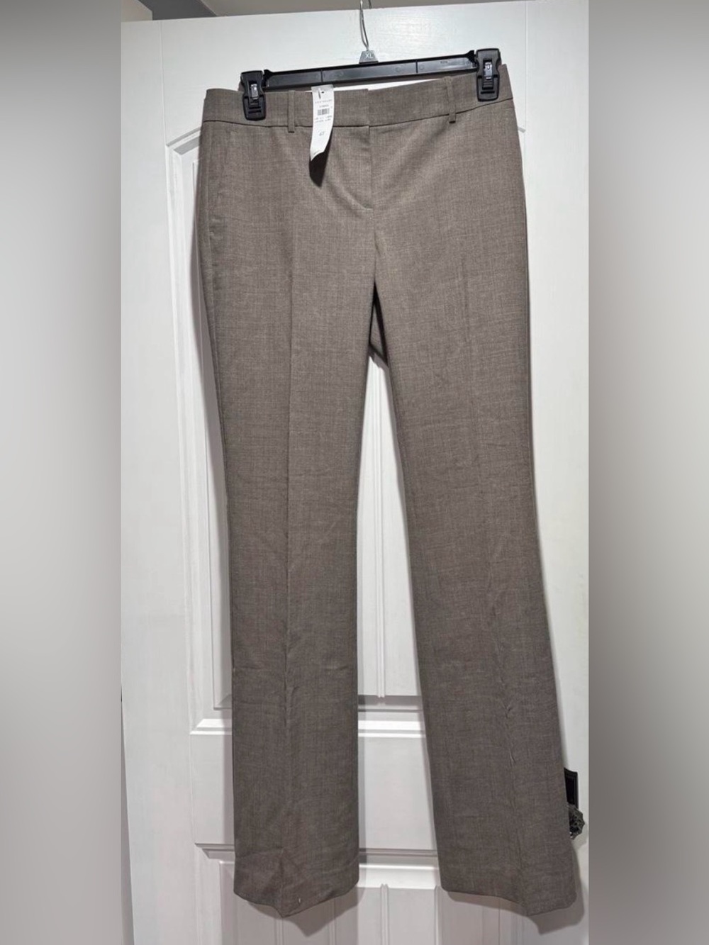 Women's Taupe Dress Pants - Classic Tailored Fit